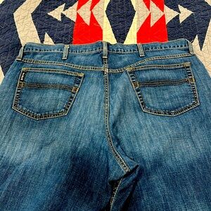 Men’s Cinch Black label Jeans 42x32 medium to dark wash